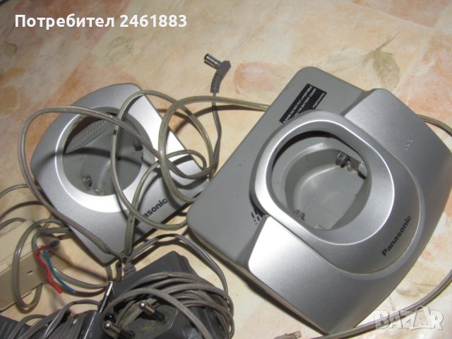СТАЦИОНАРЕН телефон Panasonik с две слушалки, снимка 3 - Стационарни телефони и факсове - 42056458