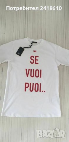 Elisabetta Franchi Italy Cotton Womens Size 40 - 42 - 44 - 46 НОВО! ОРИГИНАЛ! Дамски Тениски!, снимка 11 - Тениски - 50104279