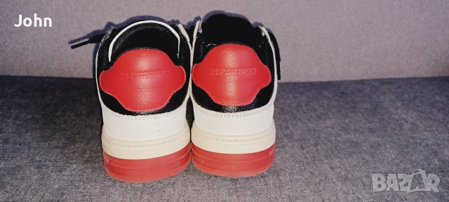 Мъжки Кожени Маратонки Репресент Repesent , снимка 5 - Маратонки - 52731860