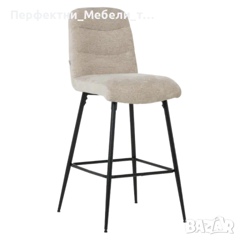 Удобен тапициран бар стол-здрава устойчива метална конструкция,степенки,икономична цена!, снимка 2 - Обзавеждане за заведение - 50345379