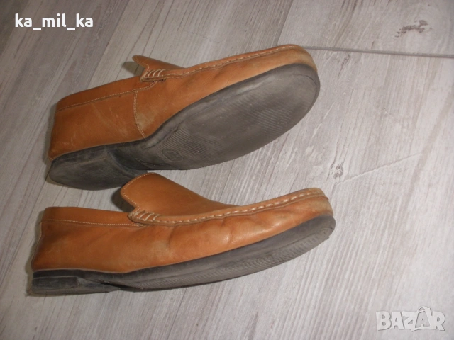 Обувки-Clarks -естествена кожа, снимка 4 - Мокасини - 53090376