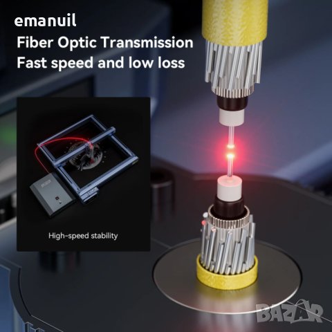 ATOMSTACK 20W Fiber Laser 1064nm МОДУЛ или ЦЯЛА МАШИНА CNC лазер лазерно гравиране, снимка 6 - Други машини и части - 40867338