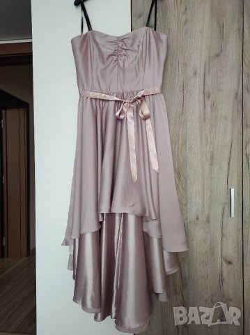 Нова сатенена официална рокля 42 размер Л, снимка 6 - Рокли - 35982281