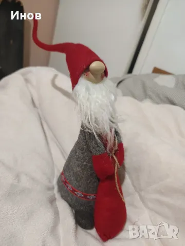 коледна украса дядо Коледа с пясък , снимка 1