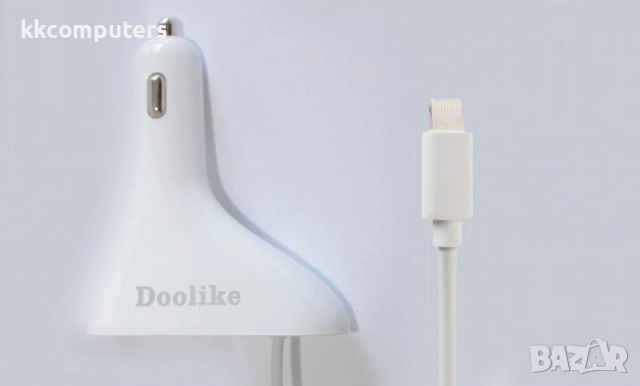 12V Зарядно за автомобил DOOLIKE CCA12 / 3USB + iPhone 6 Баркод : 452900, снимка 2 - Зарядни за кола - 52176876