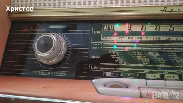 РАДИО APOLLO от ЕДНО ВРЕМЕ 50-те в МНОГО добро състояние ОТЛИЧНО работещо, снимка 11 - Колекции - 55904851
