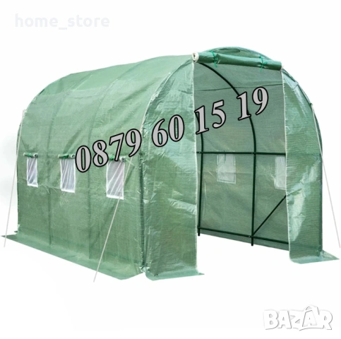 Тунелна оранжерия с размери 3х2х2 метра, оранжерия тунелна, снимка 2 - Оранжерии - 53709970