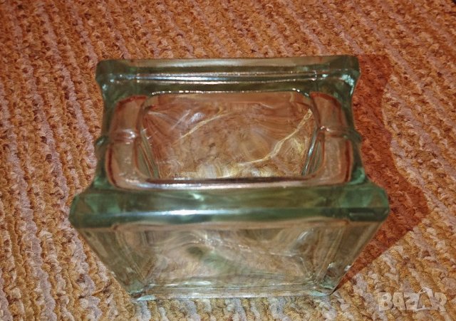 Стъклена тухла - W. Germany , снимка 3 - Антикварни и старинни предмети - 40007648