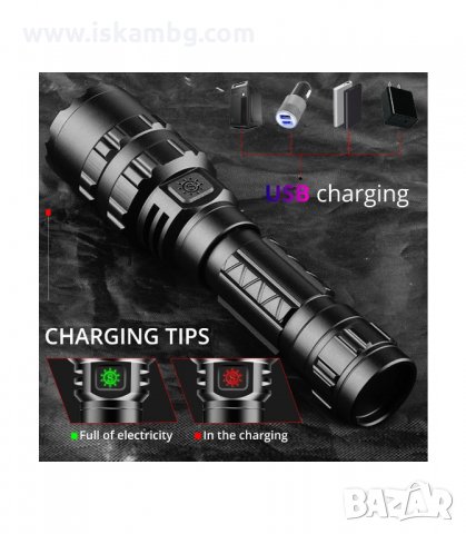 СУПЕР МОЩЕН XHP50.2 ФЕНЕР С РЕАЛНИ 1800 ЛУМЕНА - код 2720, снимка 14 - Къмпинг осветление - 33921036