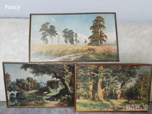 Стари картини офсетов печат, снимка 2 - Антикварни и старинни предмети - 52696621