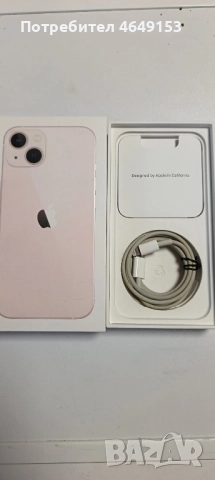 iPhone 13 Pink 128GB, снимка 5 - Apple iPhone - 52389259