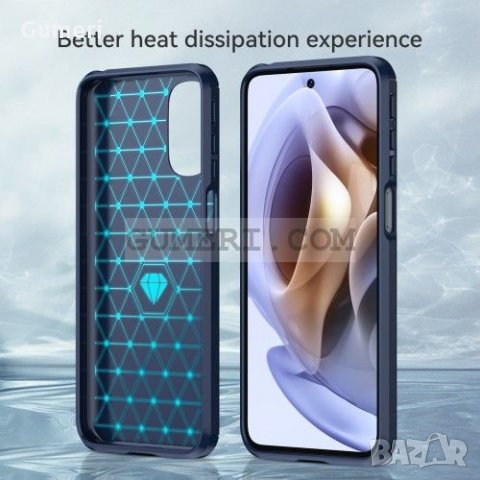 Motorola Moto G31 Противоударен силиконов Гръб - Карбон, снимка 13 - Калъфи, кейсове - 35891198