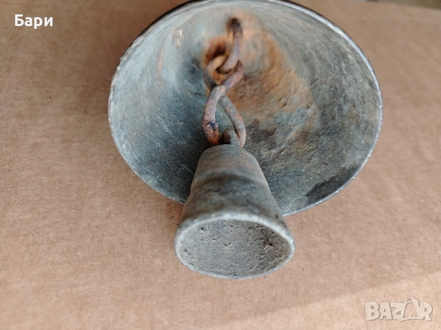 Стар възрожденски чан, хлопка, звънец, камбана, тюмбелек, снимка 8 - Други ценни предмети - 53422836