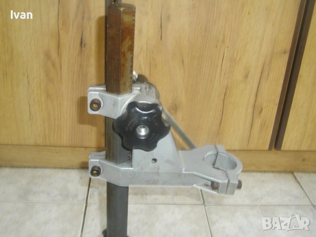 ф43мм-Немска Професионална Стойка За Бормашина-AEG/Нова WOLFCRAFT-Ход 85мм-70мм-Голяма-6кг/8кг-, снимка 17 - Бормашини - 40785030