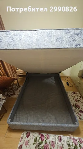 легло с място за съхранение , снимка 4 - Спални и легла - 55837796