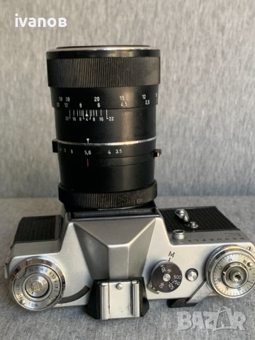 фотоапарат REVUEFLEX E с обектив REVUE PORST TELE 3,5 / 135 mm, снимка 4 - Фотоапарати - 42389662