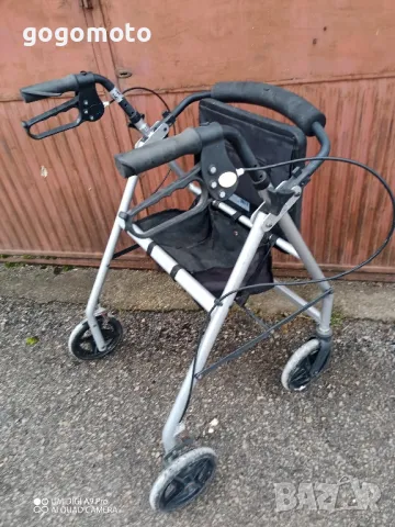 Ролатор, проходилка, олекотен, сгъваем + седалка+ колан , снимка 16 - Ролатори - 49698695