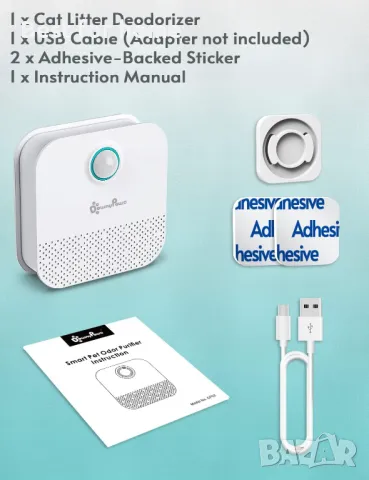 Дезодорант  за котешка тоалетна  DownyPaws, снимка 8 - За котки - 49445650