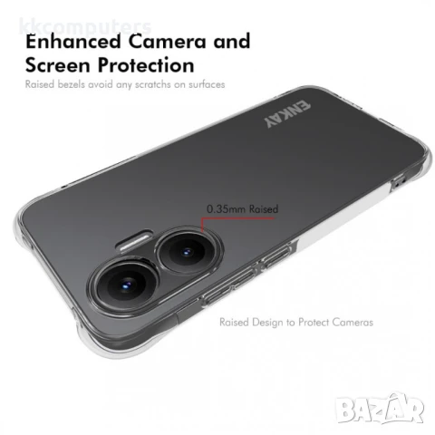 Xiaomi Poco F7 5G / Redmi Turbo 4 Pro 5G Удароустойчив ENKAY HAT PRINCE Shockproof/ Anti-slip Силико, снимка 3 - Калъфи, кейсове - 50819124