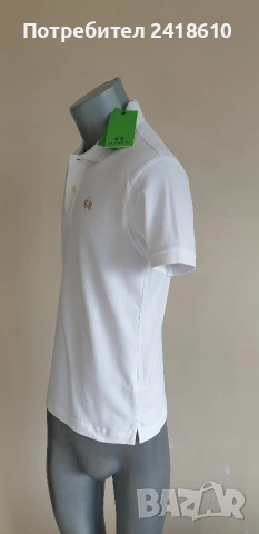 La Martina  Pique Cotton Slim Fit  Mens Size M НОВО! ОРИГИНАЛ! Мъжка Тениска!, снимка 13 - Тениски - 53450311