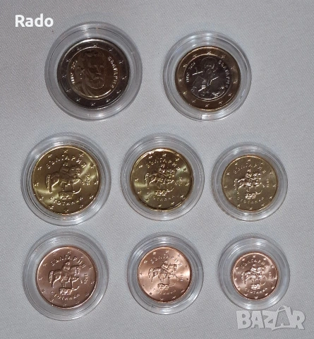 Нови (UNC) Монети Нециркулирали 1,2€ 50,20,10,5,2,1,Цента, снимка 2 - Нумизматика и бонистика - 53637192