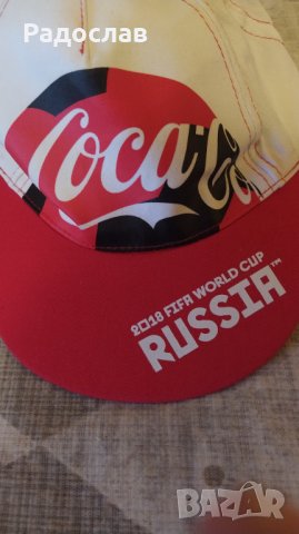 шапка Coca-Cola Кока- Кола футбол , снимка 2 - Шапки - 42478967