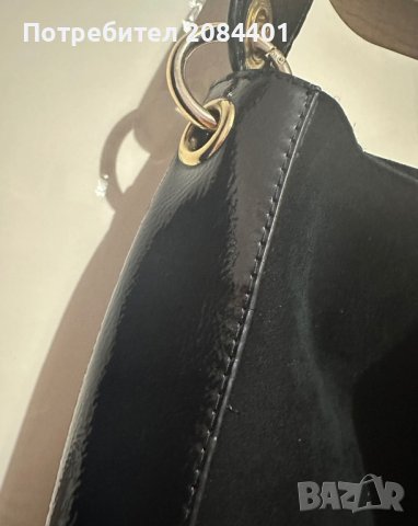 Дамска чанта естествен велур и лак на SaraPen 2 в 1, снимка 7 - Чанти - 44223355