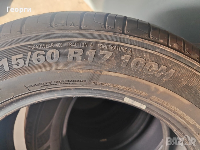 4бр.летни гуми 215/60/17 Kumho, снимка 6 - Гуми и джанти - 52846100