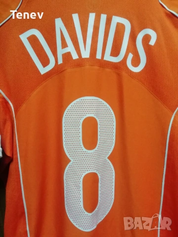 Holland Davids Nike T90 Total 90 оригинална футболна тениска фланелка Холандия Нидерландия Давидс , снимка 3 - Тениски - 48460341