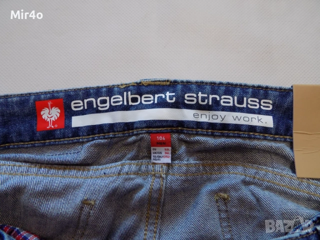 нов работен панталон engelbert strauss work wear дънков долнище екип мъжки оригинален размер 106, снимка 9 - Спортни дрехи, екипи - 52690700
