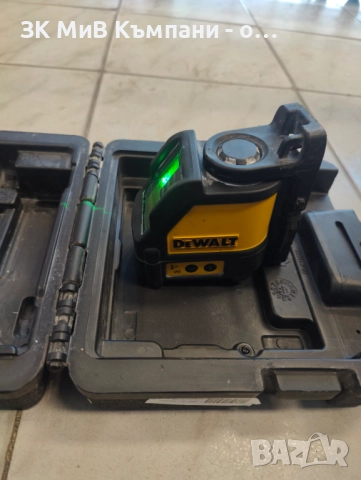 Лазарен нивелир Dewalt DW088cg , снимка 5 - Други инструменти - 52867378