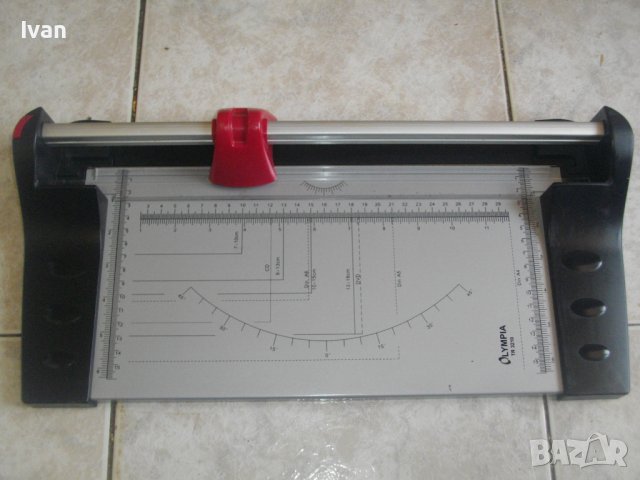 Нов Ролков Нож / Резачка За Рязане На Хартия-А4-Алуминиев-OLYMPIA TR 3210-Герм/КНР