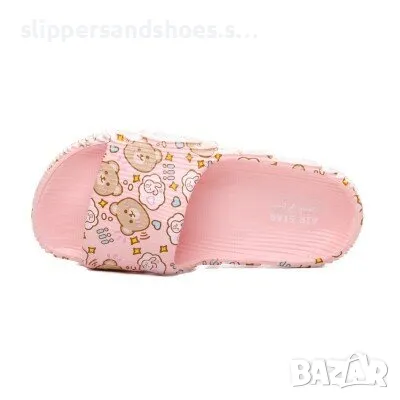 Дамски чехли розови мечета 36/41, снимка 2 - Джапанки - 50076346
