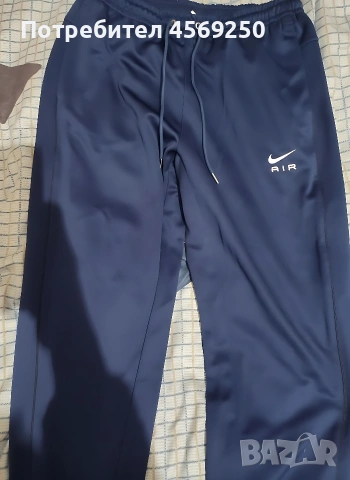 Nike Air мъжки панталон, размер L, тъмно син, неизползван, снимка 3 - Панталони - 53654478