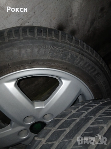 Лети джанти с гуми 15цола 5×100 57.1 шкода оем нови, снимка 13 - Гуми и джанти - 51922957