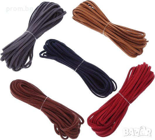шнур за декоративен шев и обкантване на кожа, 5м, кожарски, сарашки, снимка 6 - Други инструменти - 29462866