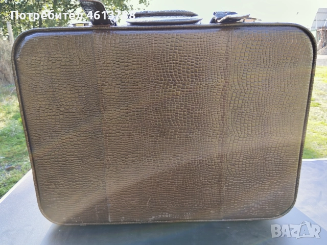 Ретро кожен куфар, снимка 6 - Куфари - 52262595