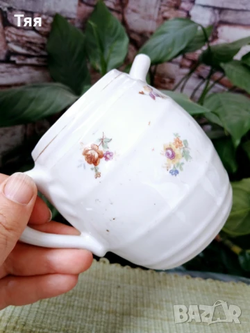 Бърдуче с чашки БГ порцелан, снимка 7 - Сервизи - 50745784