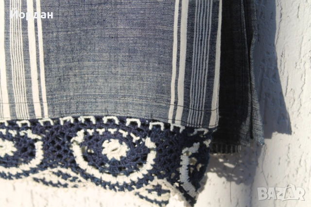 Ленена ръчнотъкана покривка , снимка 8 - Покривки за маси - 53596683