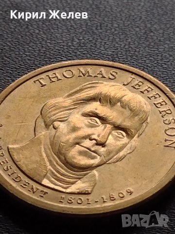 Възпоменателна монета 1 долар THOMAS JEFFERSON 3 президент на САЩ (1801-1809) за КОЛЕКЦИЯ 38039, снимка 8 - Нумизматика и бонистика - 40765336