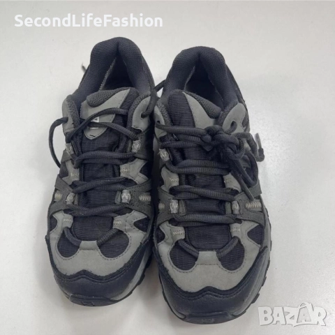 Обувки Salomon Gore-tex за момчета, размер 36 черно-сиви, за туризъм, снимка 4 - Детски обувки - 52505786