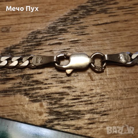 Сребърен синджир с висулка Sezgin (163), снимка 9 - Колиета, медальони, синджири - 41473744