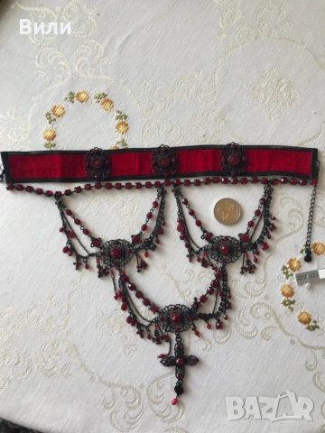 Pilgrim готик колие чокър, снимка 3 - Колиета, медальони, синджири - 53451333