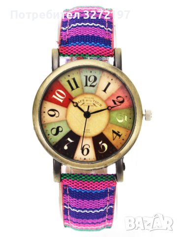 GERRYDA-Нов модел УНИСЕКС моден дизайн кварцов часовник - VINTAGE STYLE , снимка 3 - Дамски - 41437665