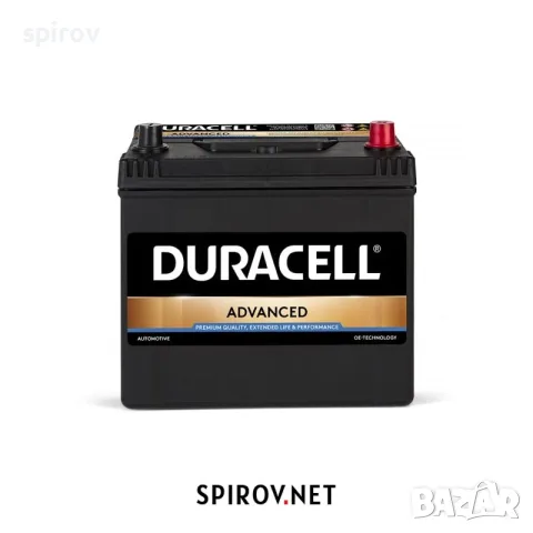 Акумулатор Duracell Advanced JIS 12V 60Ah 510A DA60 (R+)