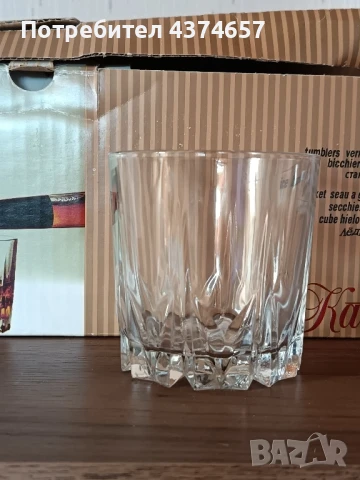 Стъклени чаши за уиски , снимка 2 - Чаши - 50652292