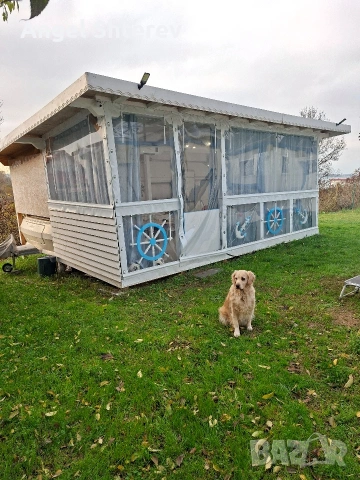 Продавам каравана с изграден навес , снимка 5 - Каравани и кемпери - 53582269