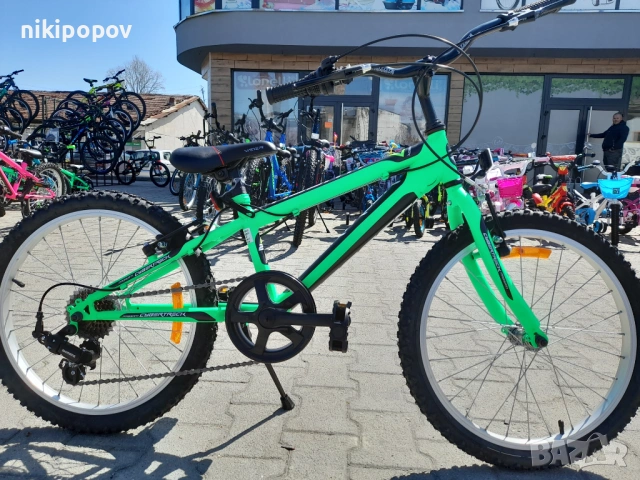 PASSATI Велосипед 20" CYBERTRECK зелен, снимка 12 - Велосипеди - 53559967