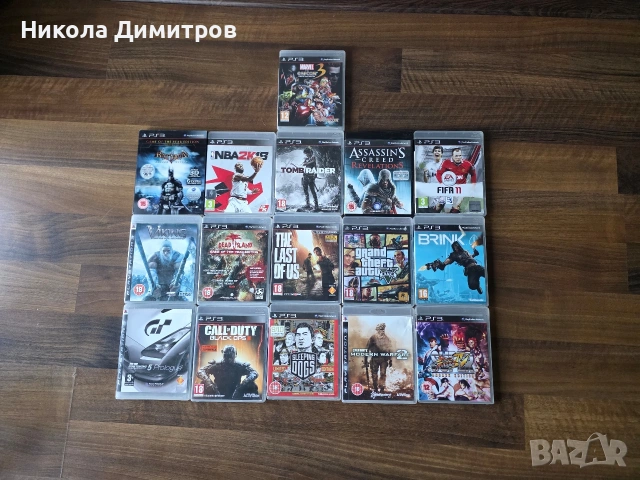 Колекция от 16 оригинални игри за PlayStation 3 (PS3) — Пълен Лот