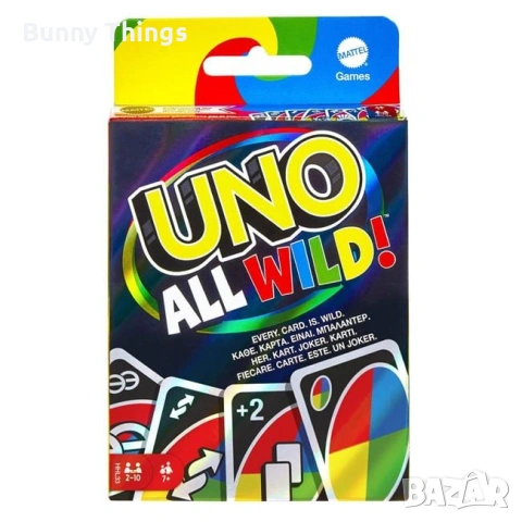 Настолна игра “UNO“ карти “All Wild - Mattel“